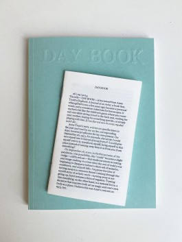 Day Book by Sarah Lehnerer. 